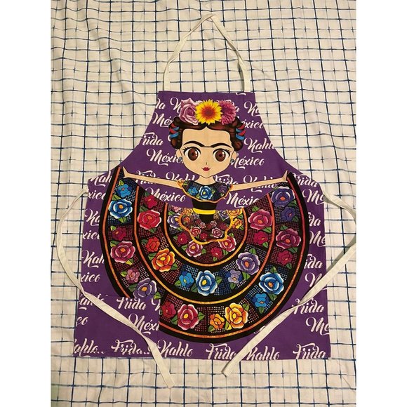 Frida Kahlo México Cooking Apron - Picture 1 of 2